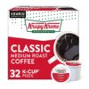 Krispy Kreme Classic. Single-Serve Keurig K-Cup Pods. Medium Roast Coffee Pods. 32 Count